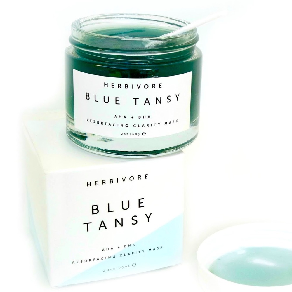 herbivore botanicals blue tansy invisible pores resurfacing clarity mask
